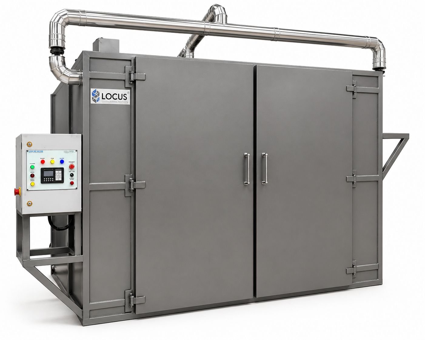 LOCUS cashew kernel dryer unit with control panel